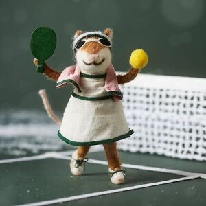 NWT- Anthropologie Hobbies Handmade Felt Ornament